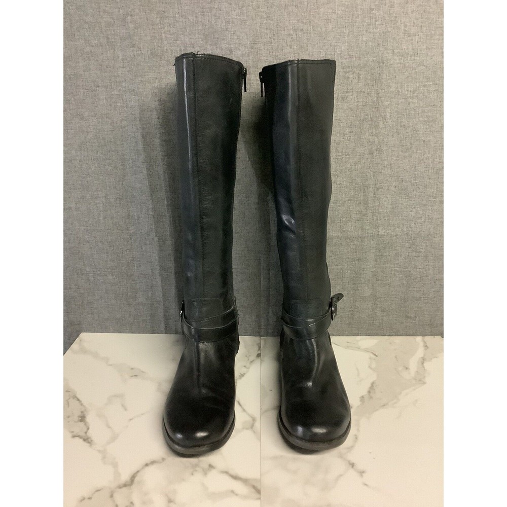 SPERRY TOP SIDER Women's Black Leather Boots - Size 7.5M - Picture 2 of 12